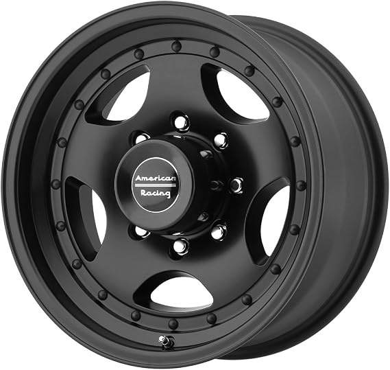 American Racing AR23 15X8 5X4.75 3.75 -19mm SATIN BLACK - AR235861B