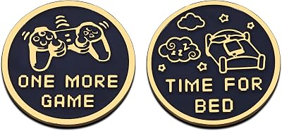 Funny Gamer Gifts, Valentines Day Gifts for Gamers Boyfriend Husband, Decision Maker Coin for Game Lover Stress-Relieving Gaming Accessories for Birthday, Christmas Gamer Stocking Stuffers