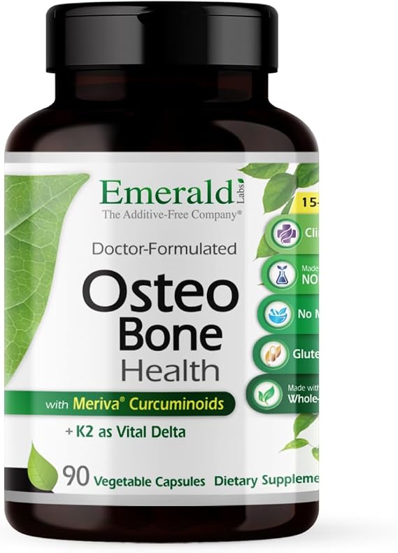 EMERALD LABS Osteo Bone Health, 90 Vegetable Capsules