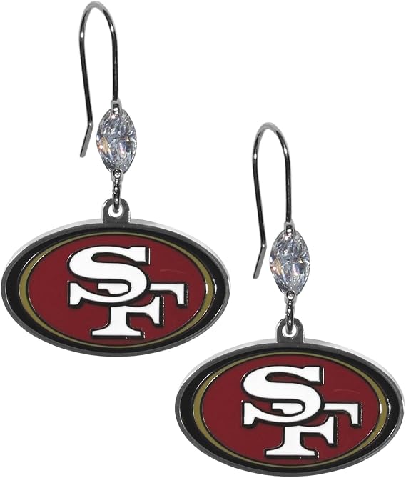 NFL Crystal Dangle Earrings