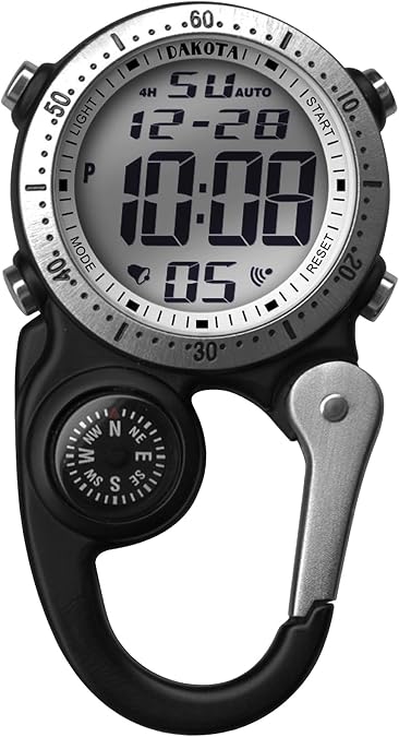 Dakota Digital Clip Watch with Compass & Dual Time