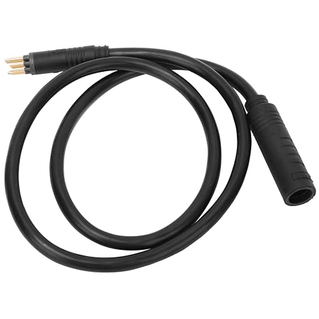 9 Pin E-Bike Motor Extension Cable, Waterproof Wheel Motor Extension Cable for Electric Bike and Escooter Female to Male Electric Bike Wire E-Bike Cable Conversion Kit, 1.5 x 600mm