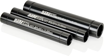 Bike Front Hub Adapter Converter, 15x100mm to 12x100mm  15x110mm to 12x110mm  20x110mm to 15x110mm, fit Disc Road Bike MTB