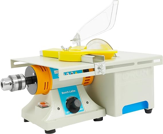 750W Lapidary Saw with Flexible Shaft, Multifunctional Mini Table Saw 10000RPM Adjustable Speed, DIY Jewelry Saws Rock Saw for Cutting Rocks Drilling Carving