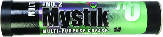 Mystik 665006002044 JT-6 Medium Amber UL, ASTM 1080 cSt Multi-Purpose Grease, 35 Pack