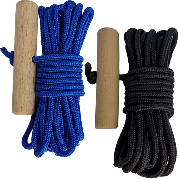 PR-20 Tree Pruner Rope Replacement Kit,Compatible with Jameson Fiscar Big Mouth Manual Pole Saw & Tree Pruner,20 Feet Long with Wooden Handle