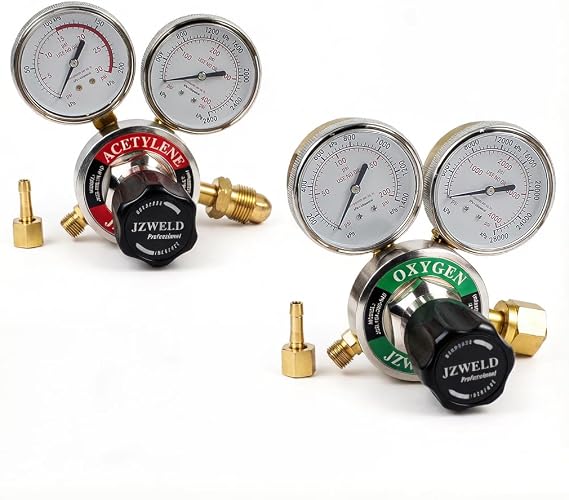 Oxygen & Acetylene Regulators, CGA540 and CGA510 Inlet Connection