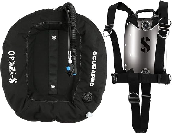 SCUBAPRO S-Tek Pure System, Harness, Donut Wing 40lbs/18kg