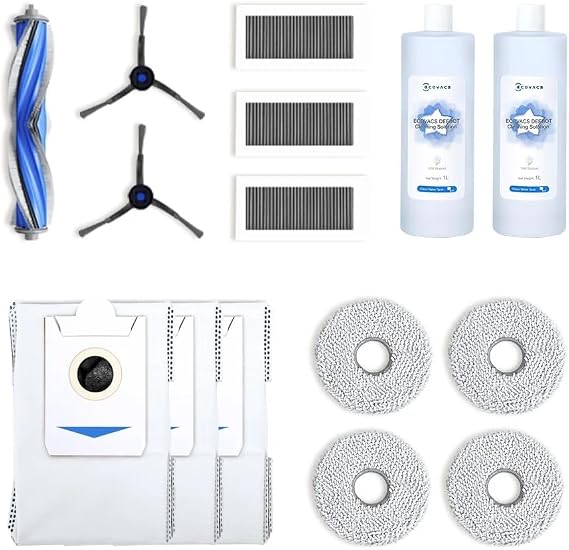 ECOVACS Accessory Pack (Replacement Brushes and Filters) for DEEBOT X5 PRO OMNI
