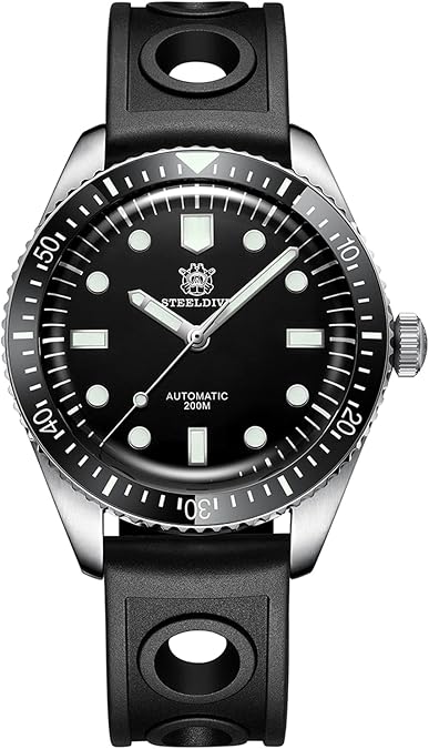 SteeldiveAU Steeldive SD1965,65 Classic,NH35,Dome AR Sapphire,Lume,200m Diver,BNIB