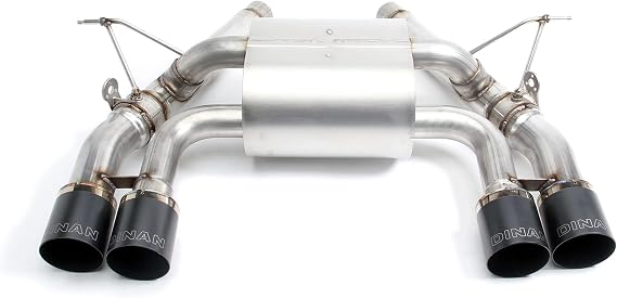 Dinan D660-0050-BLK Free Flow Axle-Back Exhaust - Compatible with 2015-2020 BMW M3/M4