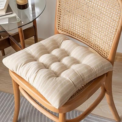 Square Floor Pillow Set of 2,Linen Pillows Seating for Adults,18  18 inch Reading Corner Memory Foam Meditation Cushion, Living Room,Classroom