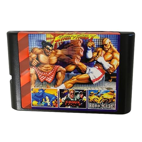 Classic Retro Super Games 196 Games in 1 Multi Game Cartridge for Sega Genesis / Mega Drive 16Bit Game Consoles