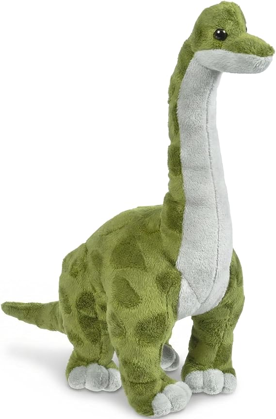 Rhode Island Novelty 15-inch Wide Animal Den Brachiosaurus Plush, 15" L x 4" W x 11" H