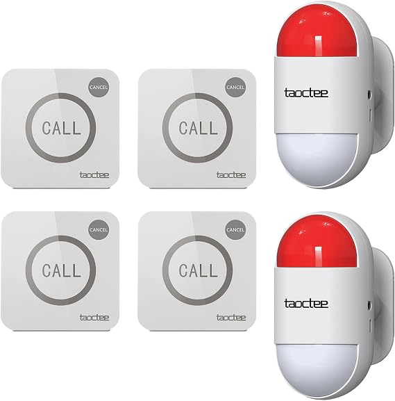 Panic Alarm Button for House Remote Control Alarm Siren for Office