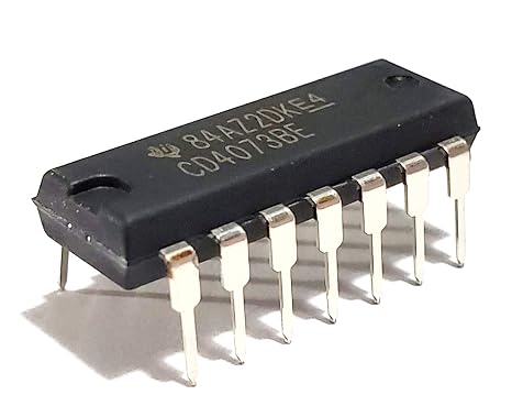 CD4073BE CD4073 4073 CMOS Triple 3-Input and Gate Breadboard-Friendly IC DIP-14 (Pack of 5)