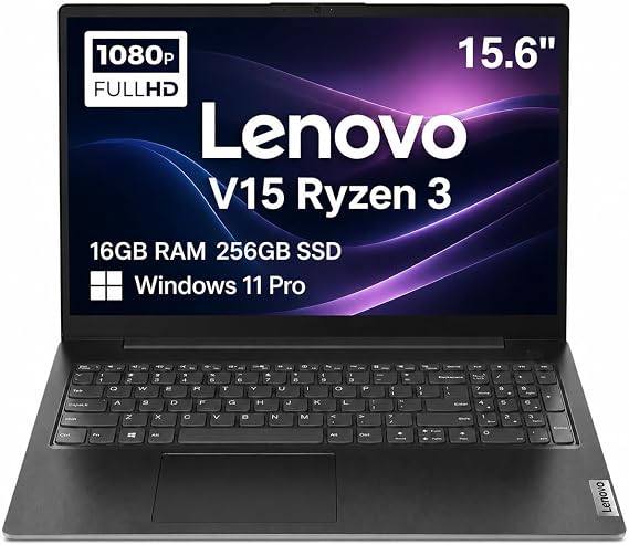 Lenovo Laptop Computer, 15.6" FHD, AMD Ryzen 3 7320U, 16GB DDR5, 256GB SSD | V15 Beats Ideapad, for Business & Students,gt; Intel i5-1135G7, Webcam w/Shutter, Numeric Keypad, Win 11 Pro w/Copilot