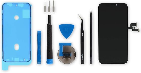 iFixit Screen Compatible with iPhone X - Repair Kit - Black