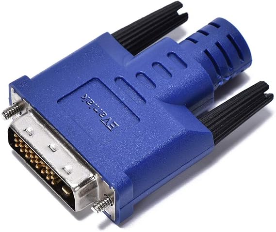 EVanlak DVI Dummy Plug Headless Ghost Functionally Stable Dummy Plug Virtual Display RGB Monitor Headless Display Emulator Operating System Boot and Load Resolutions 1920x1080@60hz up to2560x1600@60
