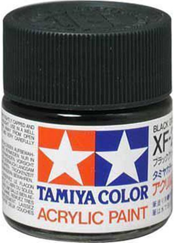 TAMIYA USA TAM81301 Acrylic XF1 Flat Black