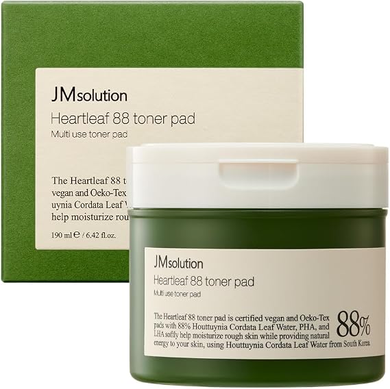 JMsolution Heartleaf 88 Toner Pad 70 Sheets - K-Beauty Korean Cosmetics