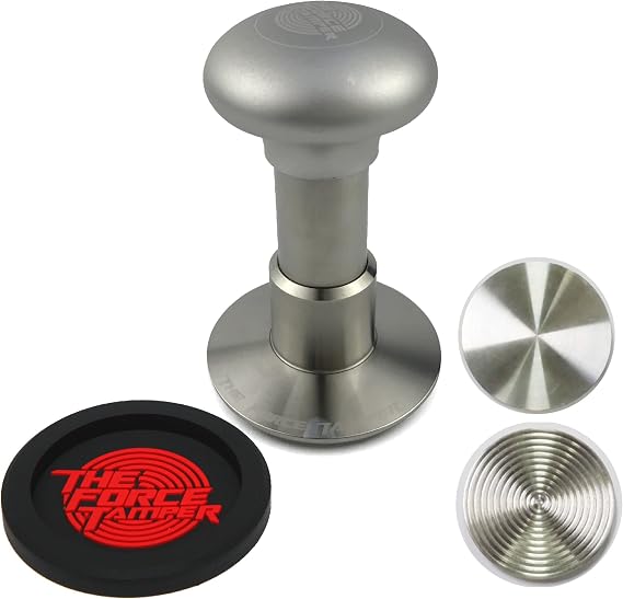 53.00mm Extend Set Silver Matte Jellyfish AL Handle Coffee Tamper