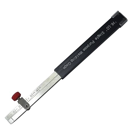 RIVERWELD Hi-lo Welding Gauge Internal Single Purpose Root Gap Marks Inch