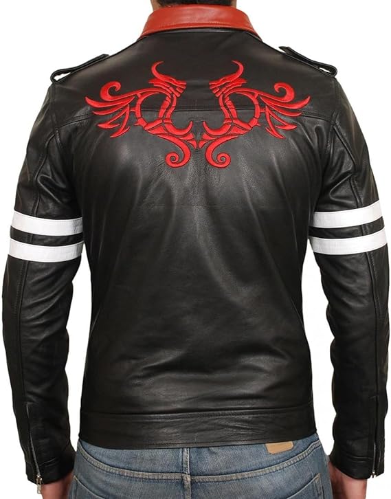 Mens Prototype Alex Mercer Black Leather Jacket