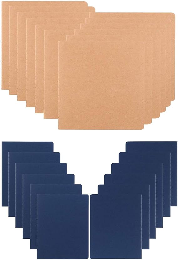 24 Pack 5.5x8.3 inch A5 Line College Ruled Notebook Journals