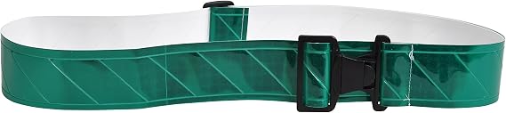 Re-Flex Vinyl Belt w/Buckle Closure-Kelly Green