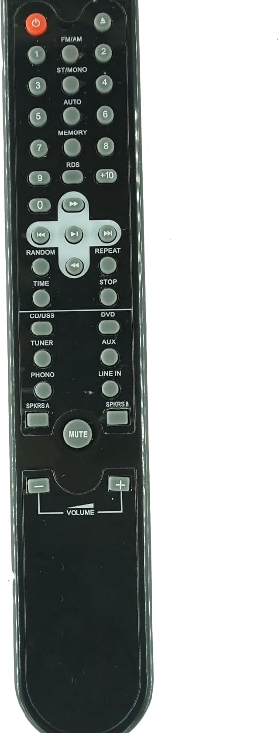 HCDZ Replacement Remote for Vieta VH-CD/HA/HT Series Amplifiers & CD Players (VH-CD030/HA100/HT010) - IR Control, No Battery Included