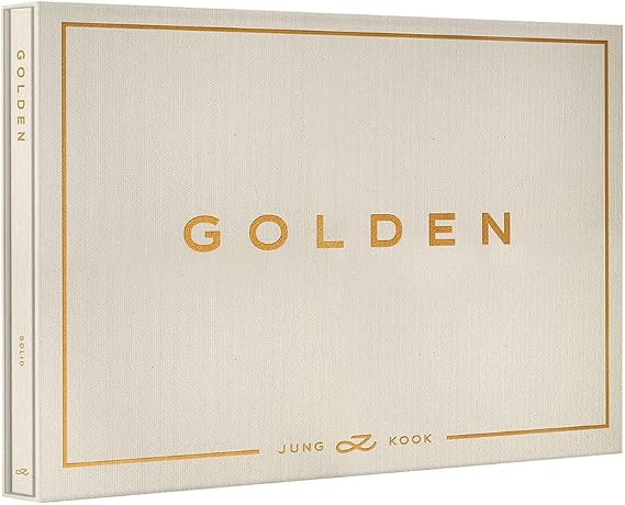 BTS : JUNGKOOK GOLDEN (SOLID Version) 1st Solo Album CD+Poster+Photocard+Symbol Sticker+Postcard+Photobook+Contents Envelope+(Extra BTS 6 Photocards+1 Double-Sided Photocard+Pocket Mirror)