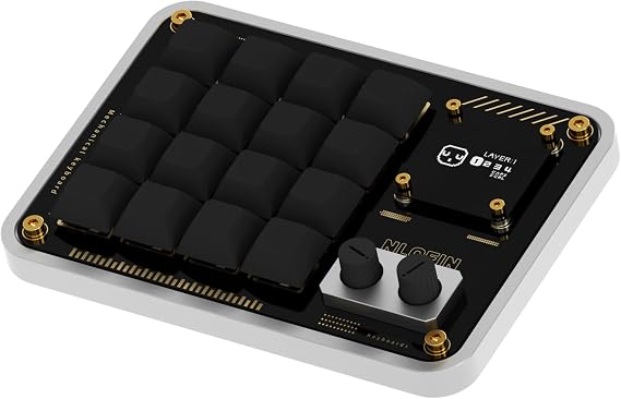 Double Knob Custom Macro Pad Programmable Designer Mini Keyboard