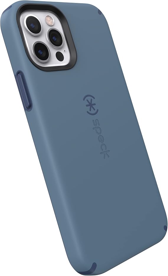 Speck Products Candyshell Pro Case fits iPhone 12 and 12 Pro, 6.1" Model, Compatible with MagSafe, Mystery Blue/Faded Denim
