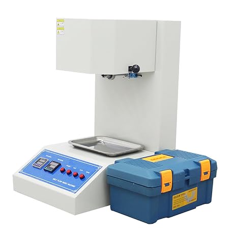 Melt Flow Index Rate Tester MFR Tester Indexer Flow Rate Meter with Digital Display for Polymer Plastic 110V 450W