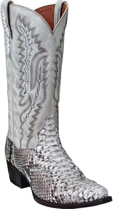 Dan Post Men's Natural Greensboro Snip Toe Western Cowboy Boot,
