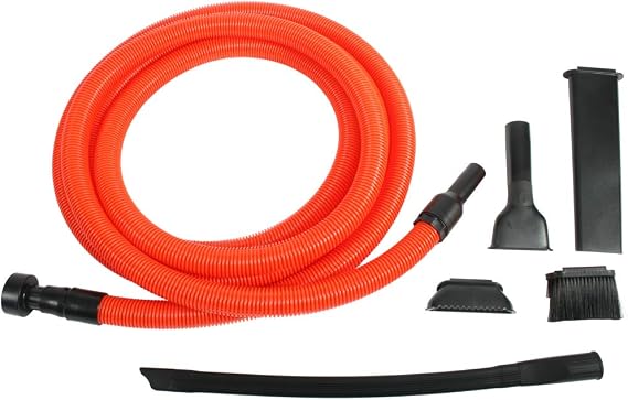Centec Systems 93543 Shop Vacuum Garage Kit, 20 Ft. Hose, Orange/Black