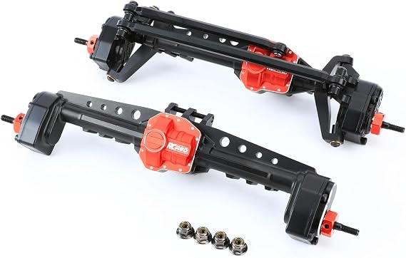 RCAWD SCX10 III Portal Axle Set Upgrades ONLY for Base Camp, JLU Wrangler, JT Gladiator,1982 K10, 110#AXI03030#AXI03027#AXI03007#AXI03003#AXI03006B