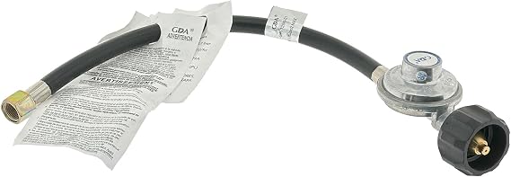 70-02-112 Regulator and Hose Assembly for Dyna-Glo Grills, 15 Inch