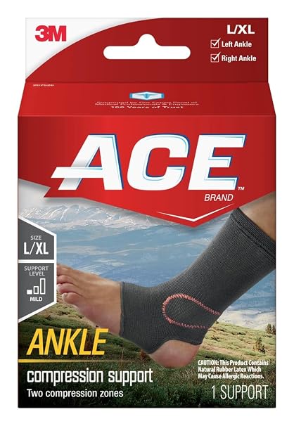 ACETM Brand Elasto-Preene Ankle Support