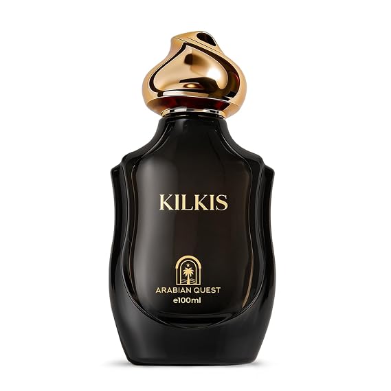 KILKIS Extrait de Parfum 100ml (3.3 Fl Oz) | Niche Long-Lasting Luxury Unisex Statement Oriental Floral and Amber with Black Truffle, Orchid, Dark Chocolate & Patchouli