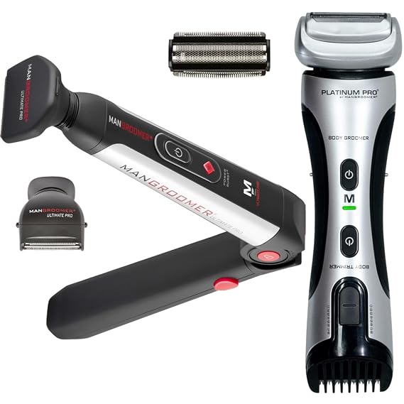 MANGROOMER $20 Body Groomer Bundle Offer - Ultimate PRO Back Shaver, get a Platinum PRO Body Groomer for only $20 Extra