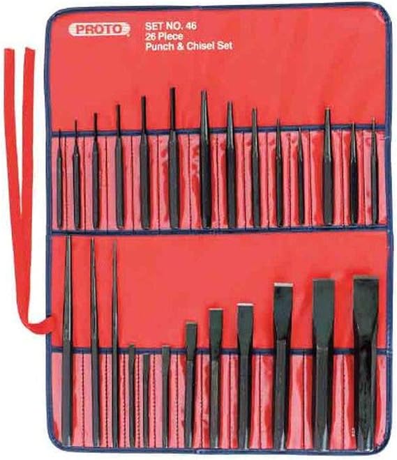 Stanley Proto J46S2 26 Piece Punch and Chisel Set