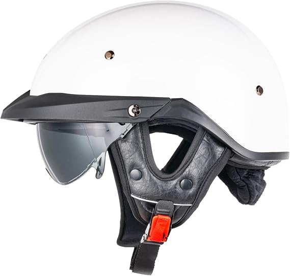 VCOROS VHF04 Half Helmet Adult Retro Open Face Motorcycle Helmets