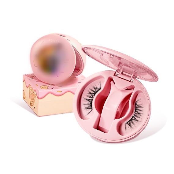 WOSADOZootopia1 Soft Magnetic Eyelashes Kit with Applicator, Disney [No.17 Ice Black] 21.5mm Reusable Glue-free Magnetic Lashes, Cruelty-free False