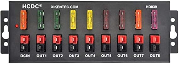 1 in 8 Out 40Amp Connector Power Splitter Distributor Source Strip Module
