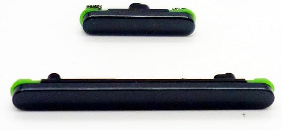 Power On Off Volume Up Down Button Outer Side Keys Replacement Compatible with Google Pixel 7 (Black)