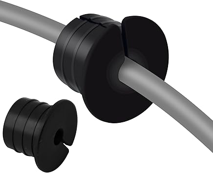Cable Routing Kit for Starlink for 1 inch Wall Hole, Wall Bushing Grommet, Starlink Accessories, Silicone Cable Wall Pass, Starlink Anti-Slip Wall Grommets for Cables 1 inch 2 Pcs