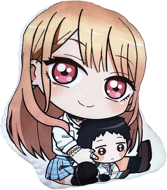 My Dress Up Darling Plush Pillow Anime Kitagawa Marin Gojo Wakana Stuffed Pillow Cute Soft Plush Throw Pillow Cushion Pendant Home Decor Gift