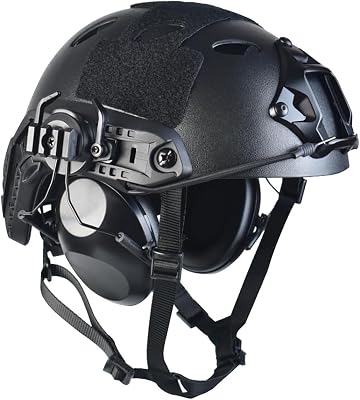 Airsoft Fast Helmet Set PJ Type Tactical Paintball Helmet Adjustable Size for Adult and Teenager